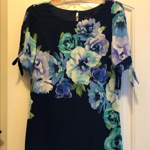 Floral Blue and Purple Jessica Howard Dress